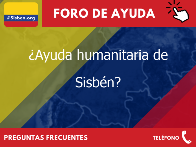 ayuda humanitaria de sisben 3394 - ✔️ SISBEN COLOMBIA