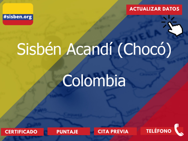 sisben acandi choco colombia 3961 - ✔️ SISBEN COLOMBIA