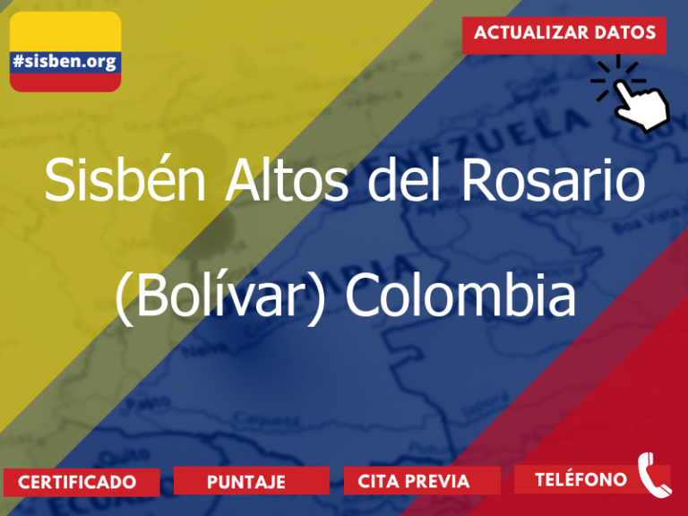 sisben altos del rosario bolivar colombia 3664 - ✔️ SISBEN COLOMBIA