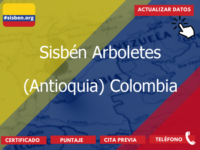 sisben arboletes antioquia colombia 3613 - ✔️ SISBEN COLOMBIA