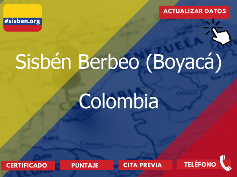 sisben berbeo boyaca colombia 3734 - ✔️ SISBEN COLOMBIA