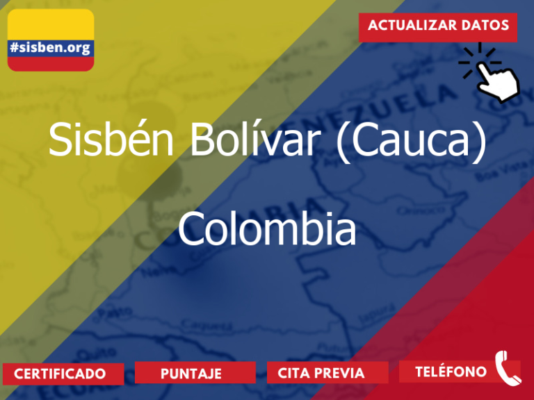 sisben bolivar cauca colombia 3916 - ✔️ SISBEN COLOMBIA