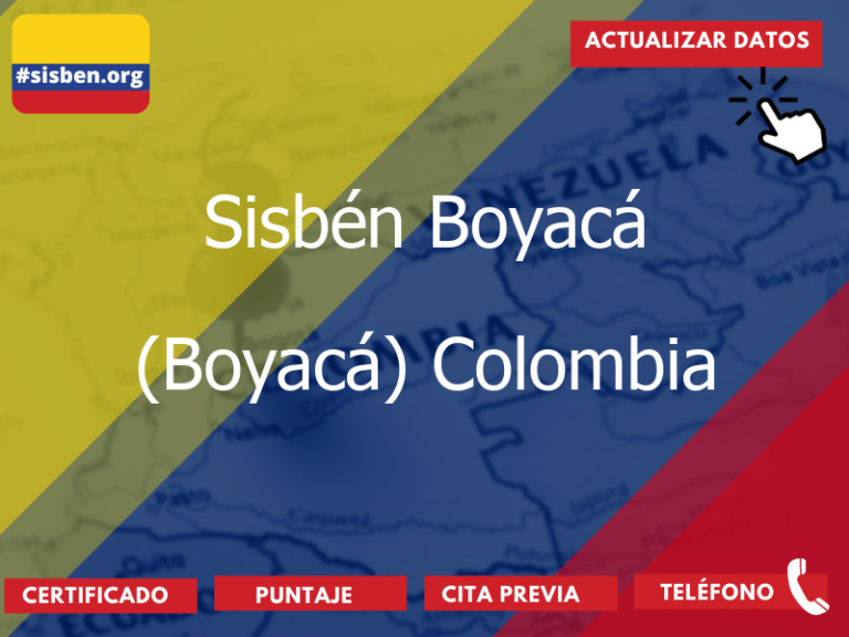 sisben boyaca boyaca colombia 3740 - ✔️ SISBEN COLOMBIA