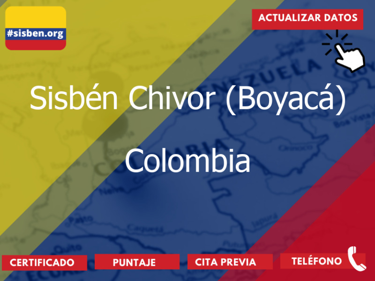 sisben chivor boyaca colombia 3781 - ✔️ SISBEN COLOMBIA