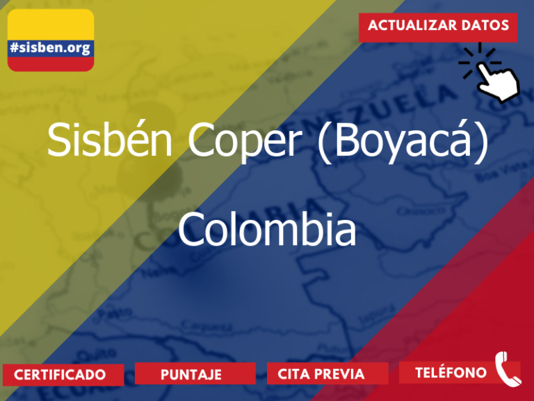 sisben coper boyaca colombia 3769 - ✔️ SISBEN COLOMBIA