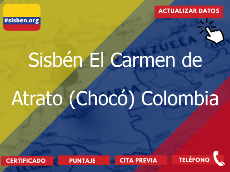 sisben el carmen de atrato choco colombia 3971 - ✔️ SISBEN COLOMBIA