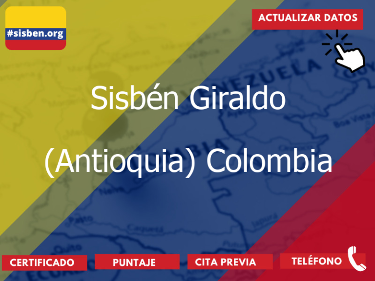 sisben giraldo antioquia colombia 3557 - ✔️ SISBEN COLOMBIA
