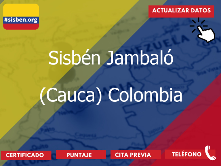 sisben jambalo cauca colombia 3930 - ✔️ SISBEN COLOMBIA