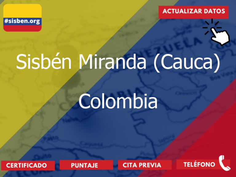 sisben miranda cauca colombia 3898 - ✔️ SISBEN.ORG
