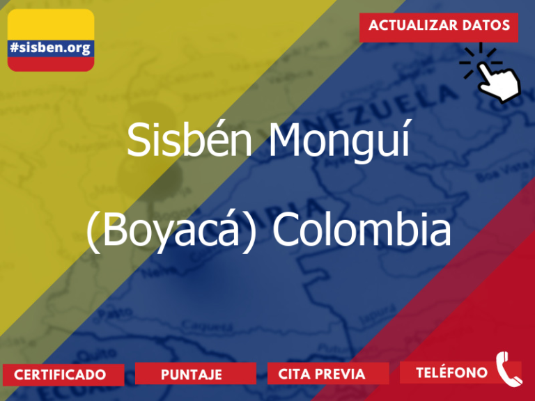 sisben mongui boyaca colombia 3807 - ✔️ SISBEN COLOMBIA
