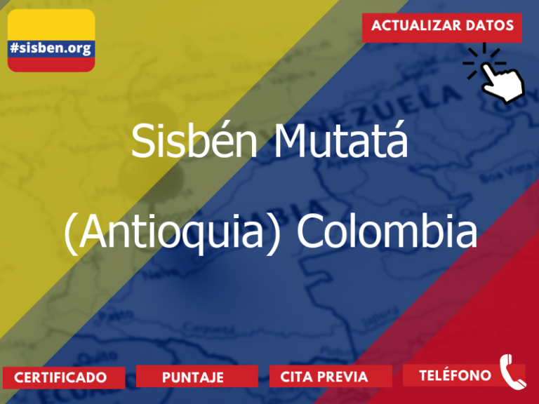 sisben mutata antioquia colombia 3617 - ✔️ SISBEN COLOMBIA