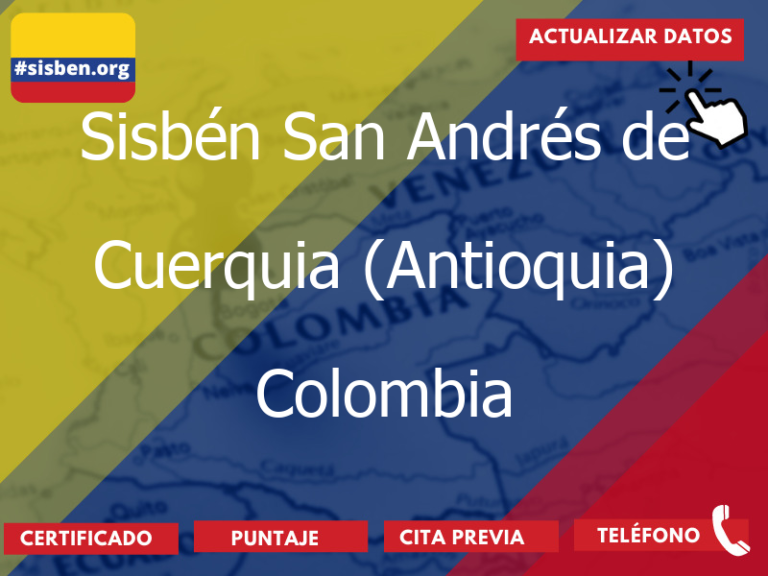 sisben san andres de cuerquia antioquia colombia 3540 - ✔️ SISBEN COLOMBIA
