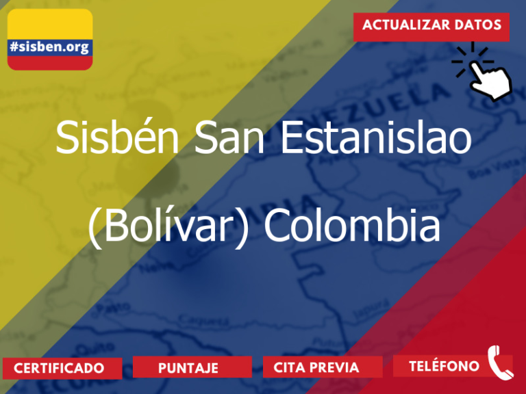 sisben san estanislao bolivar colombia 3690 - ✔️ SISBEN COLOMBIA