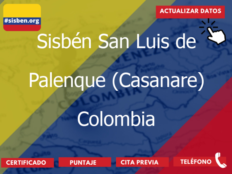 sisben san luis de palenque casanare colombia 3888 - ✔️ SISBEN COLOMBIA