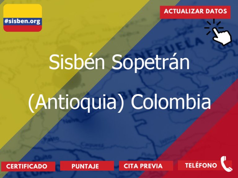 sisben sopetran antioquia colombia 3564 - ✔️ SISBEN COLOMBIA