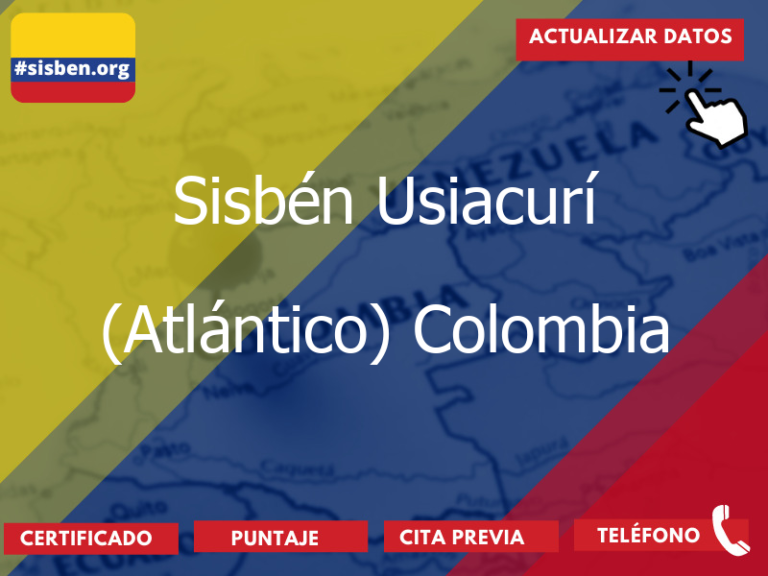 sisben usiacuri atlantico colombia 3662 - ✔️ SISBEN COLOMBIA