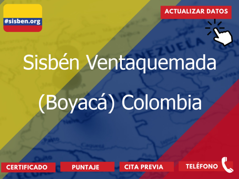 sisben ventaquemada boyaca colombia 3723 - ✔️ SISBEN COLOMBIA