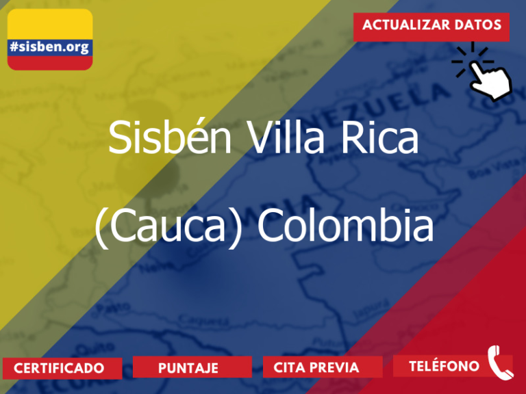 sisben villa rica cauca colombia 3903 - ✔️ SISBEN COLOMBIA