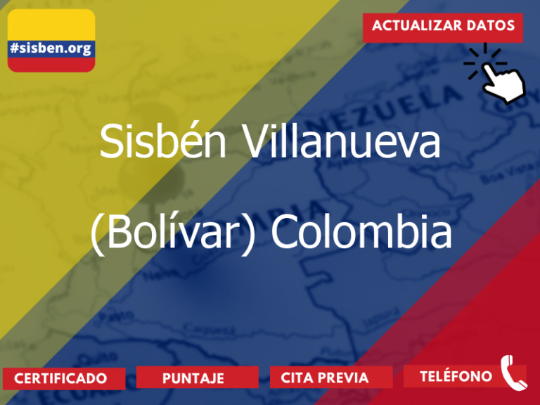 sisben villanueva bolivar colombia 3707 - ✔️ SISBEN COLOMBIA