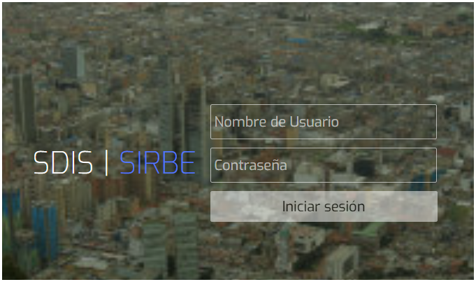 Aplicativo SIRBE SDIS - Otros trámites sirbe - ✔️ SISBEN.ORG